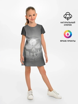 Детское платье / Пираты в море