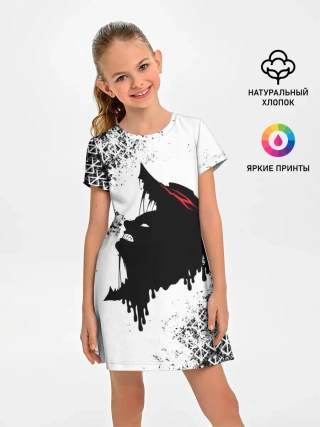 Детское платье / БЕРСЕРК подтеки