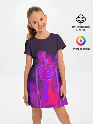 Детское платье / СИРЕНОГОЛОВЫЙ НЕОН