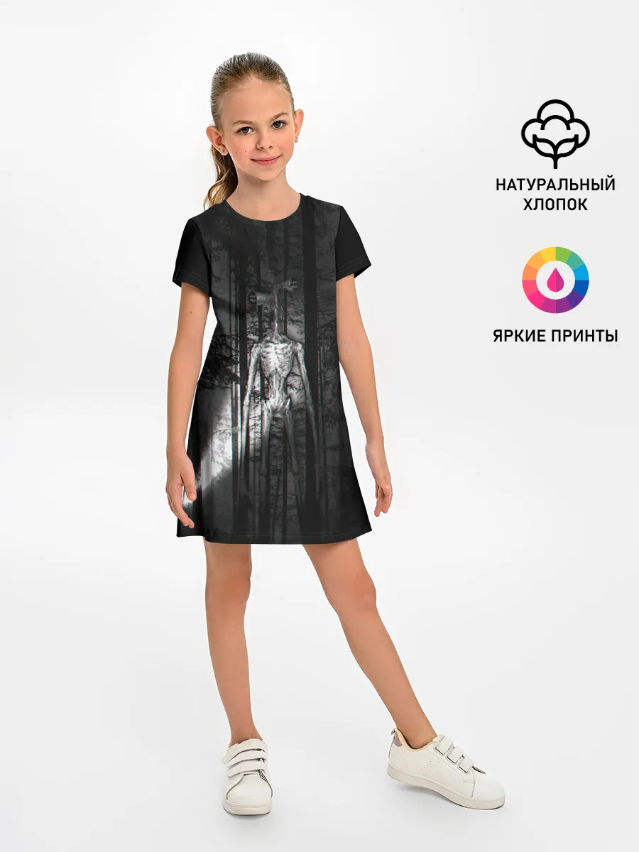 Детское платье / СИРЕНОГОЛОВЫЙ GLITCH