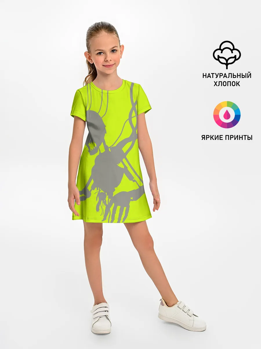 Детское платье / Силуэт злого духа