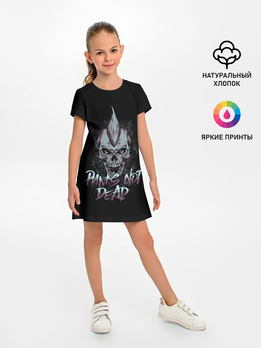 Детское платье / Панк скелет