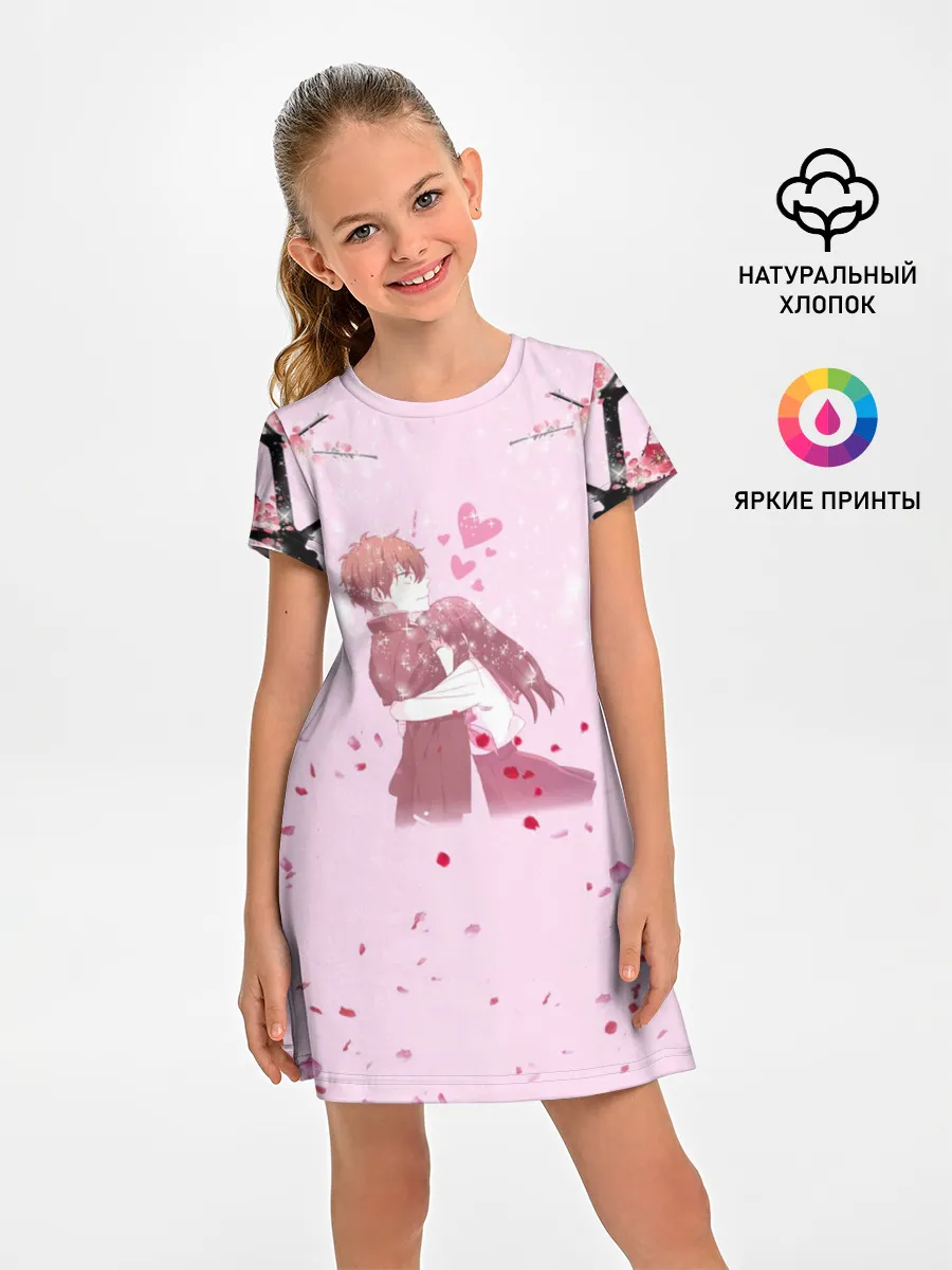 Детское платье / Аниме Объятия Любовь Пара