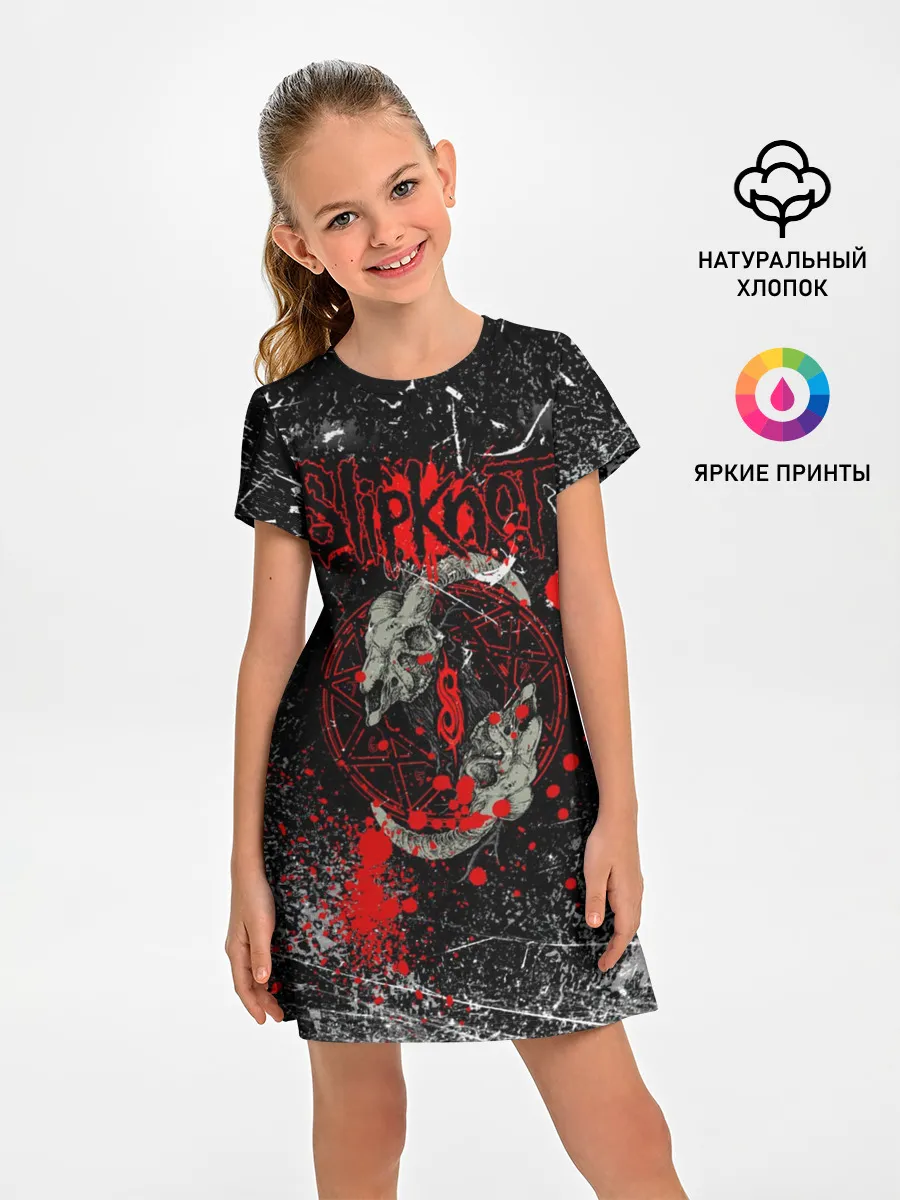 Детское платье / Рок Группа Слипкнот | Slipknot Гранж