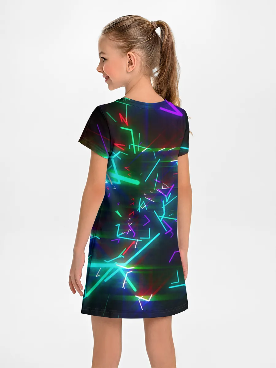 Детское платье / Неоновая ведьма с волком