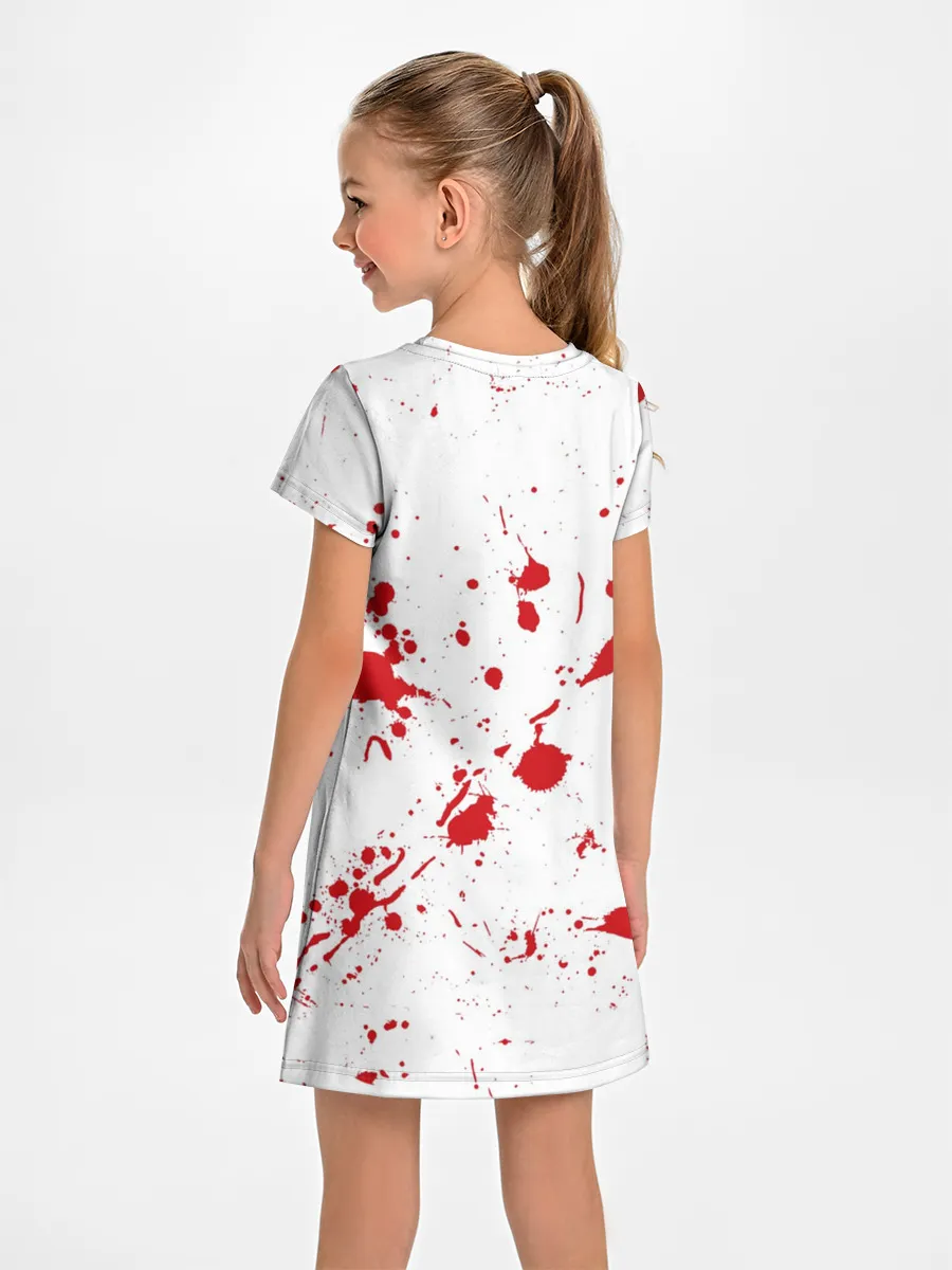 Детское платье / Dexter logo Декстер брызги крови