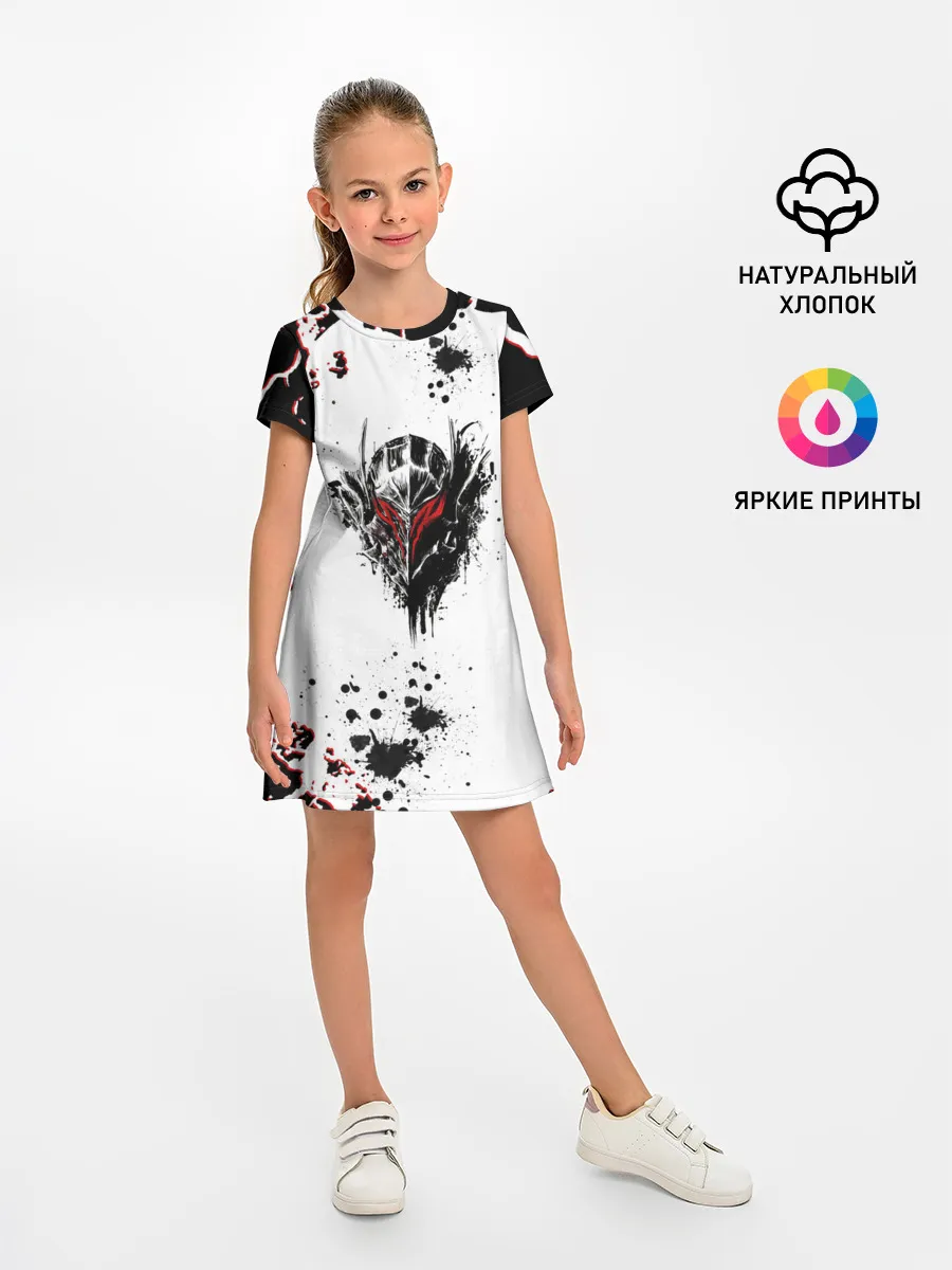 Детское платье / Берсерк черная маска.