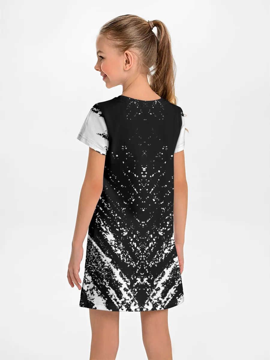 Детское платье / БЕРСЕРК ГАТС брызги краски