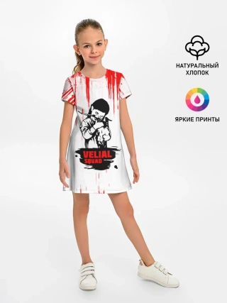 Детское платье / velial squad девочка дьявол