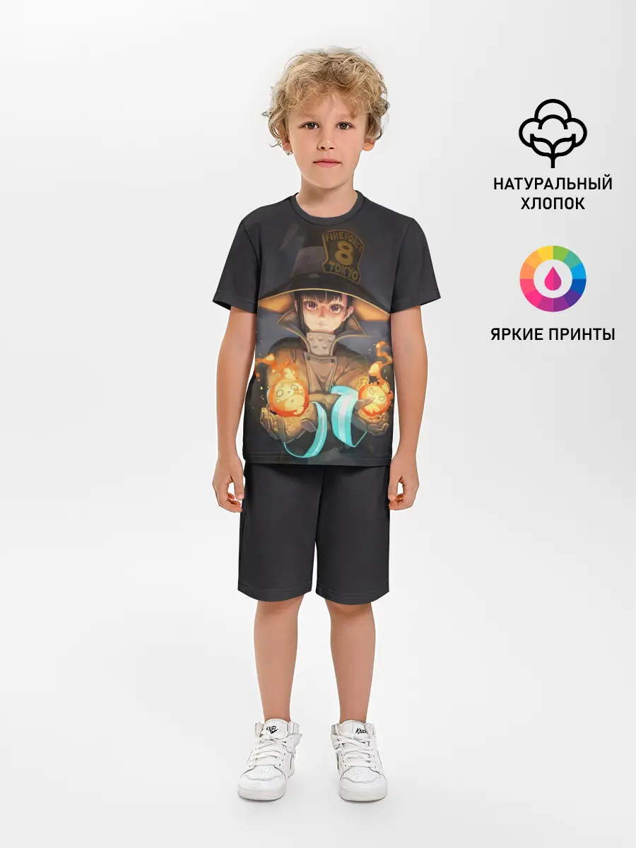 Детская пижама с шортами / enenno shouboutai Fire Force