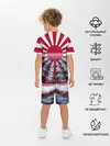 Детская пижама с шортами / Флаг Восходящего Солнца