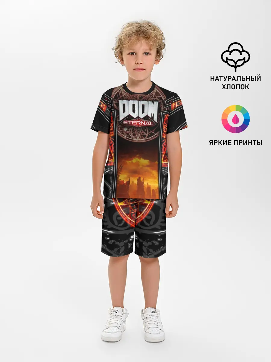 Детская пижама с шортами / DOOM ETERNAL