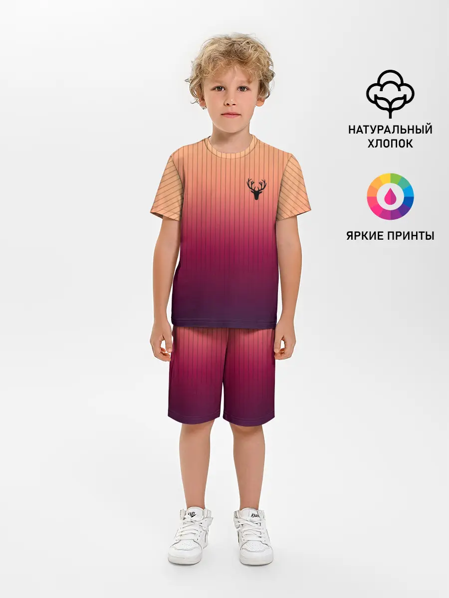 Детская пижама с шортами / The Gradient Of Deer