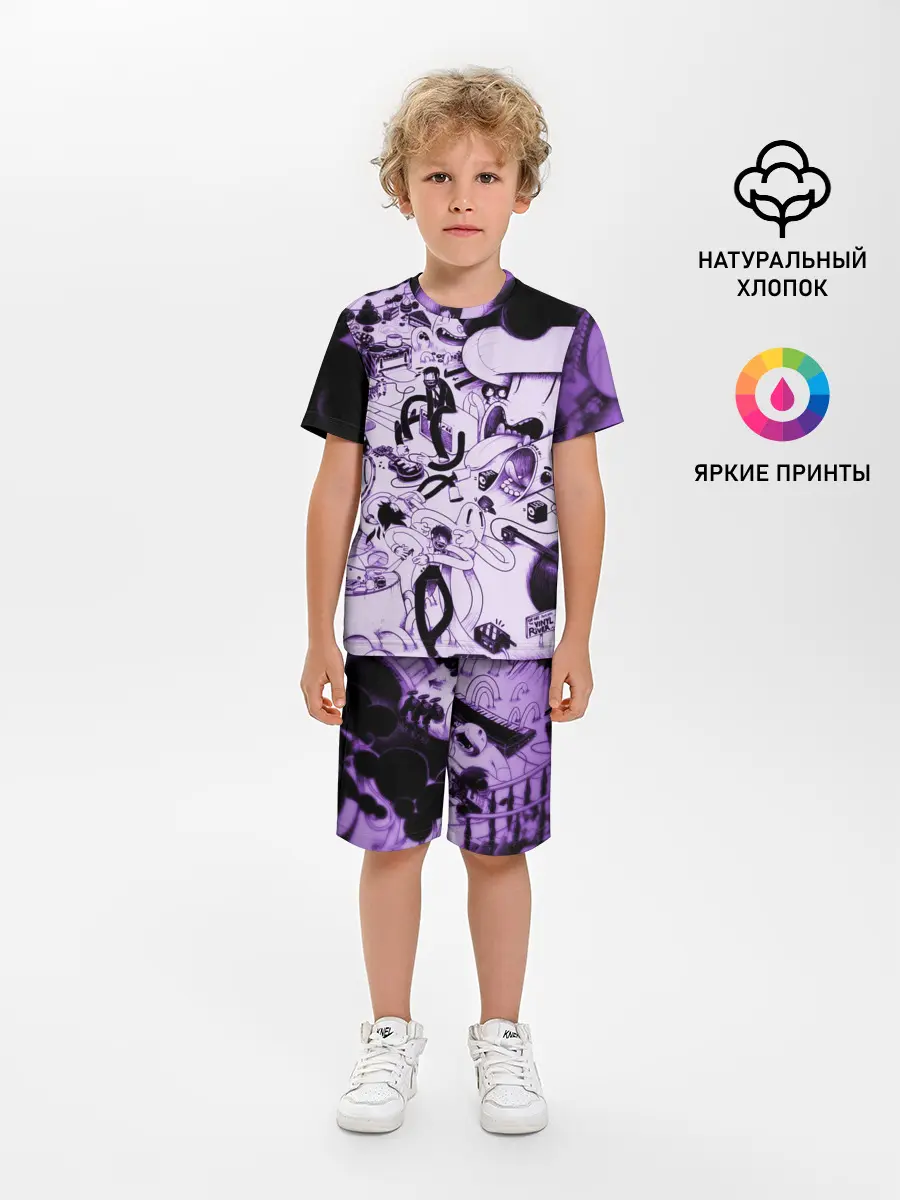 Детская пижама с шортами / HARD MULT | Мульт