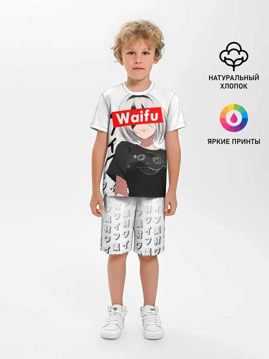 Детская пижама с шортами / Waifu - 2B Nier