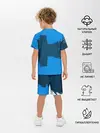 Детская пижама с шортами / BARCELONA SPORT BLUE