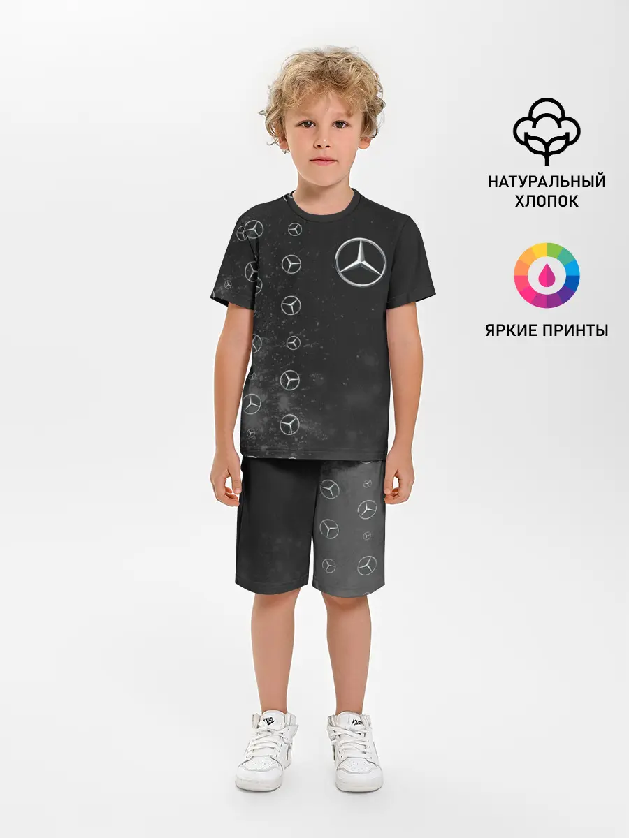 Детская пижама с шортами / Мерседес - Взрыв