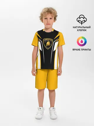 Детская пижама с шортами / Ламборгини Форма