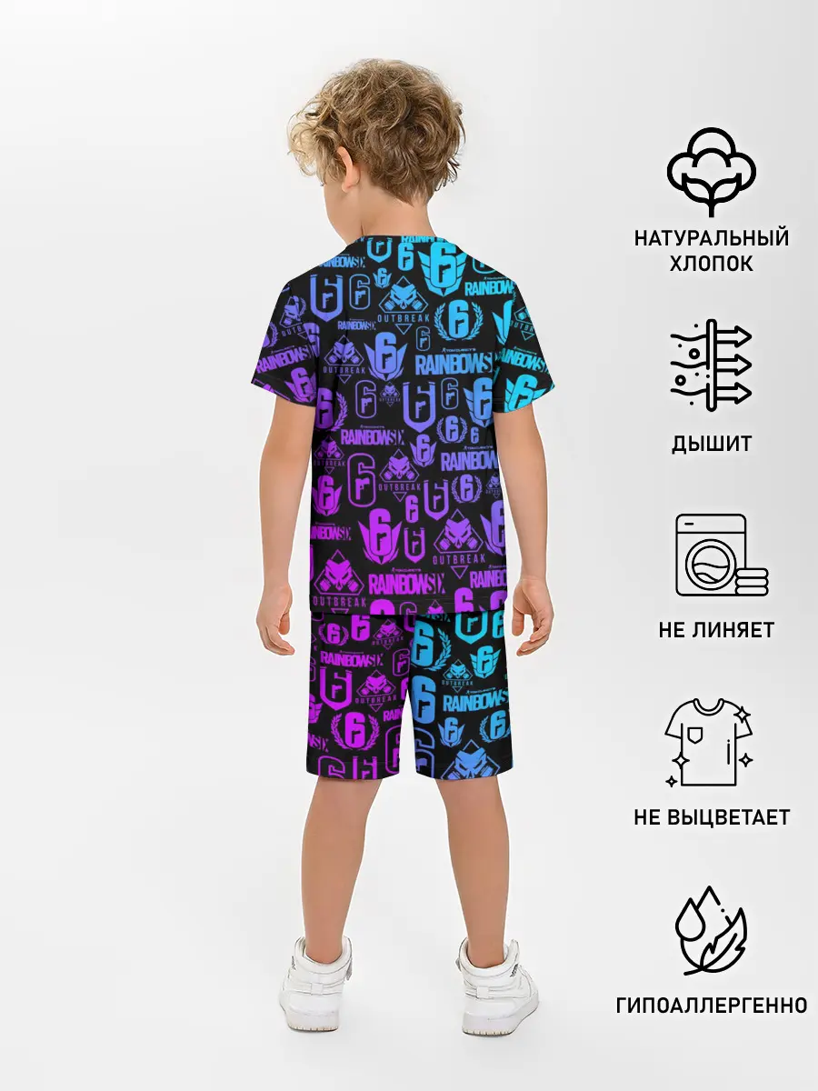 Детская пижама с шортами / RAINBOW SIX SIEGE
