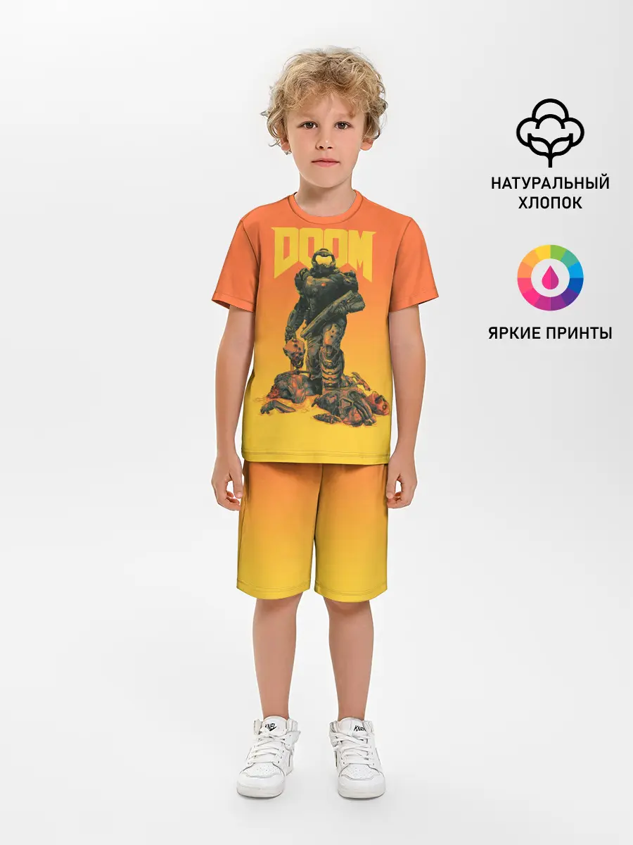 Детская пижама с шортами / Doom