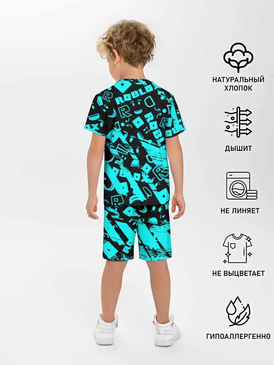 Детская пижама с шортами / Roblox