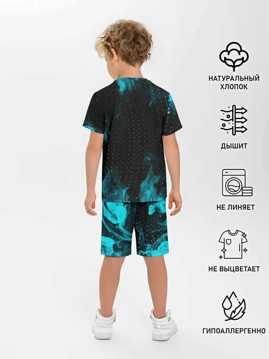 Детская пижама с шортами / AMONG US / АМОНГ АС