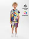 Детская пижама с шортами / Cubisme