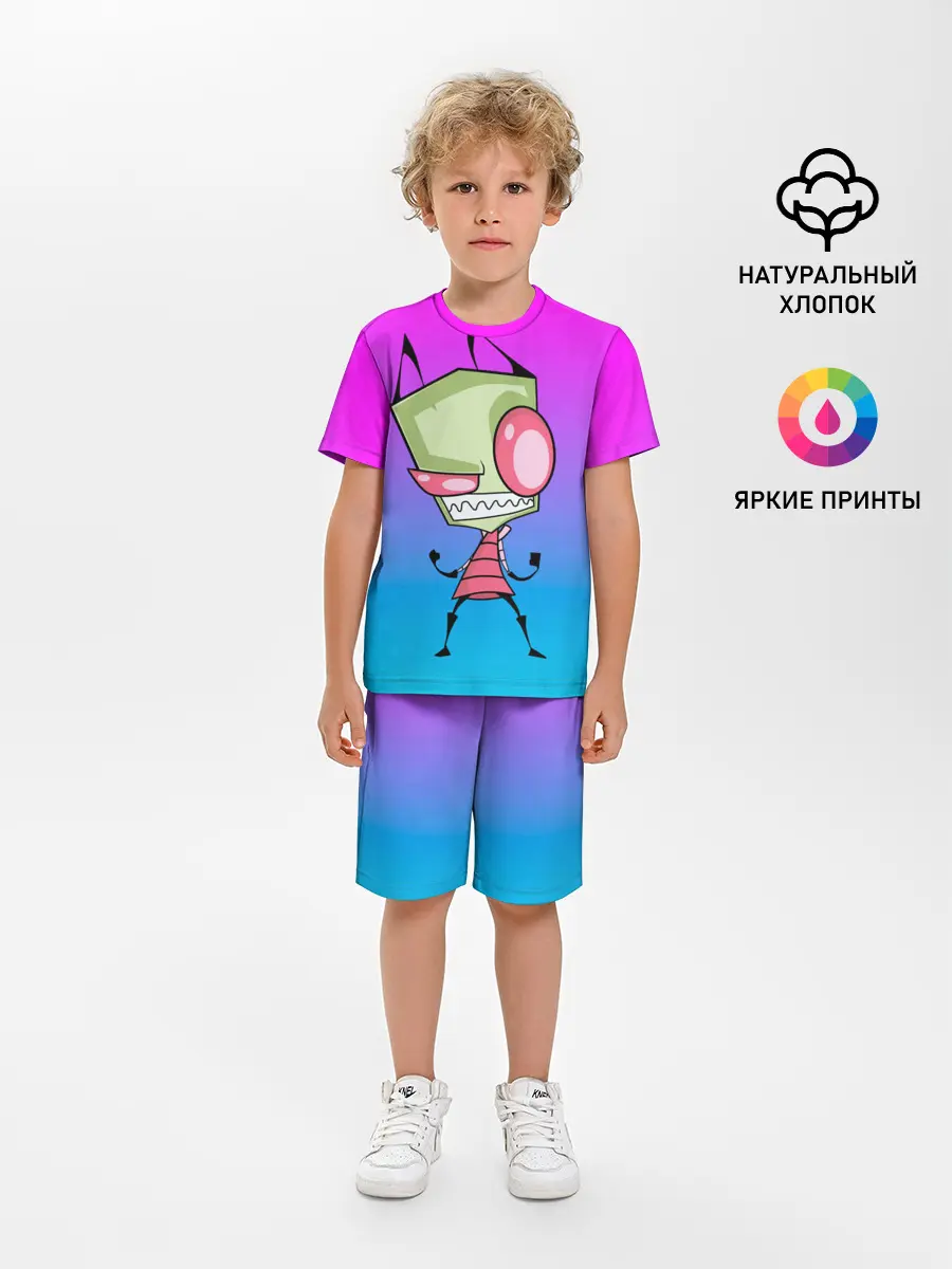 Детская пижама с шортами / Захватчик Зим