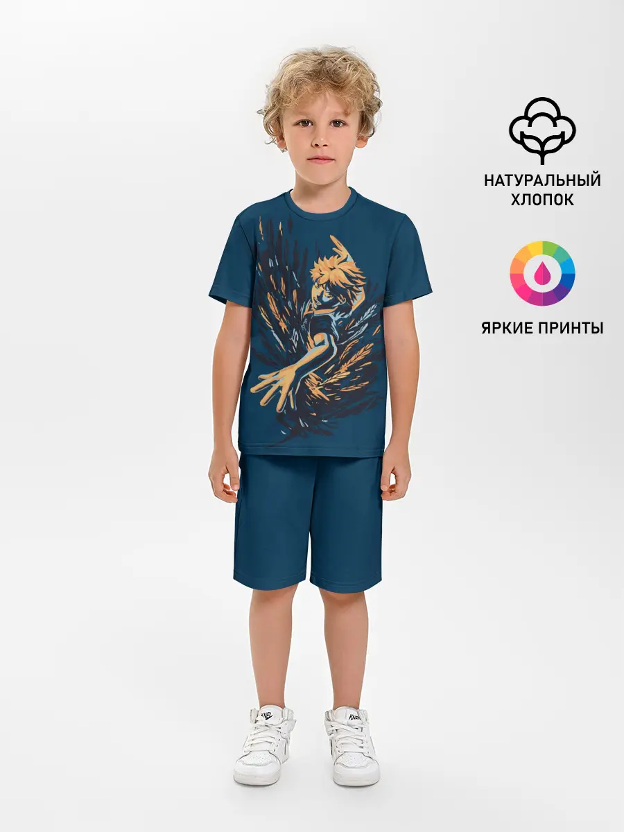 Детская пижама с шортами / ХИНАТА | ВОЛЕЙБОЛ