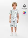 Детская пижама с шортами / Отпечатки лап животных