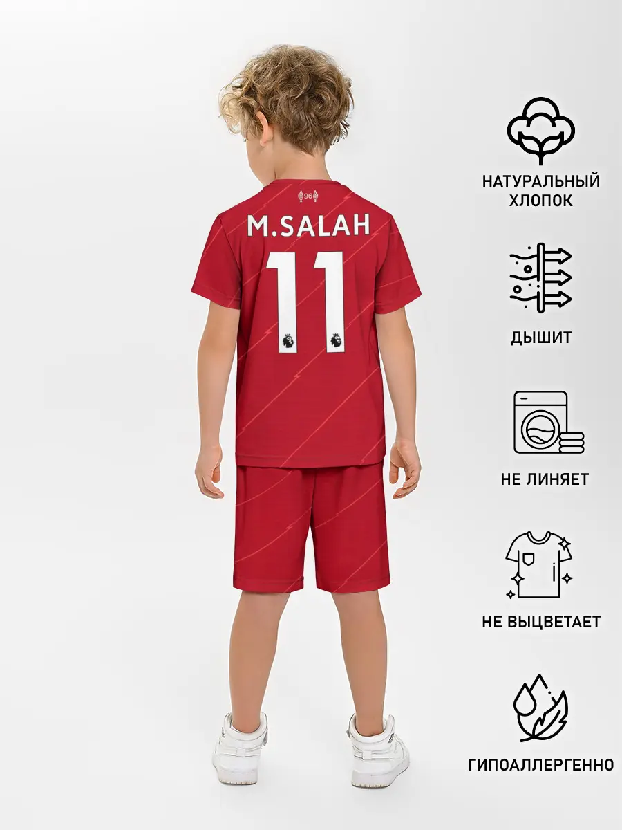 Детская пижама с шортами / Салах Ливерпуль форма 2021/22