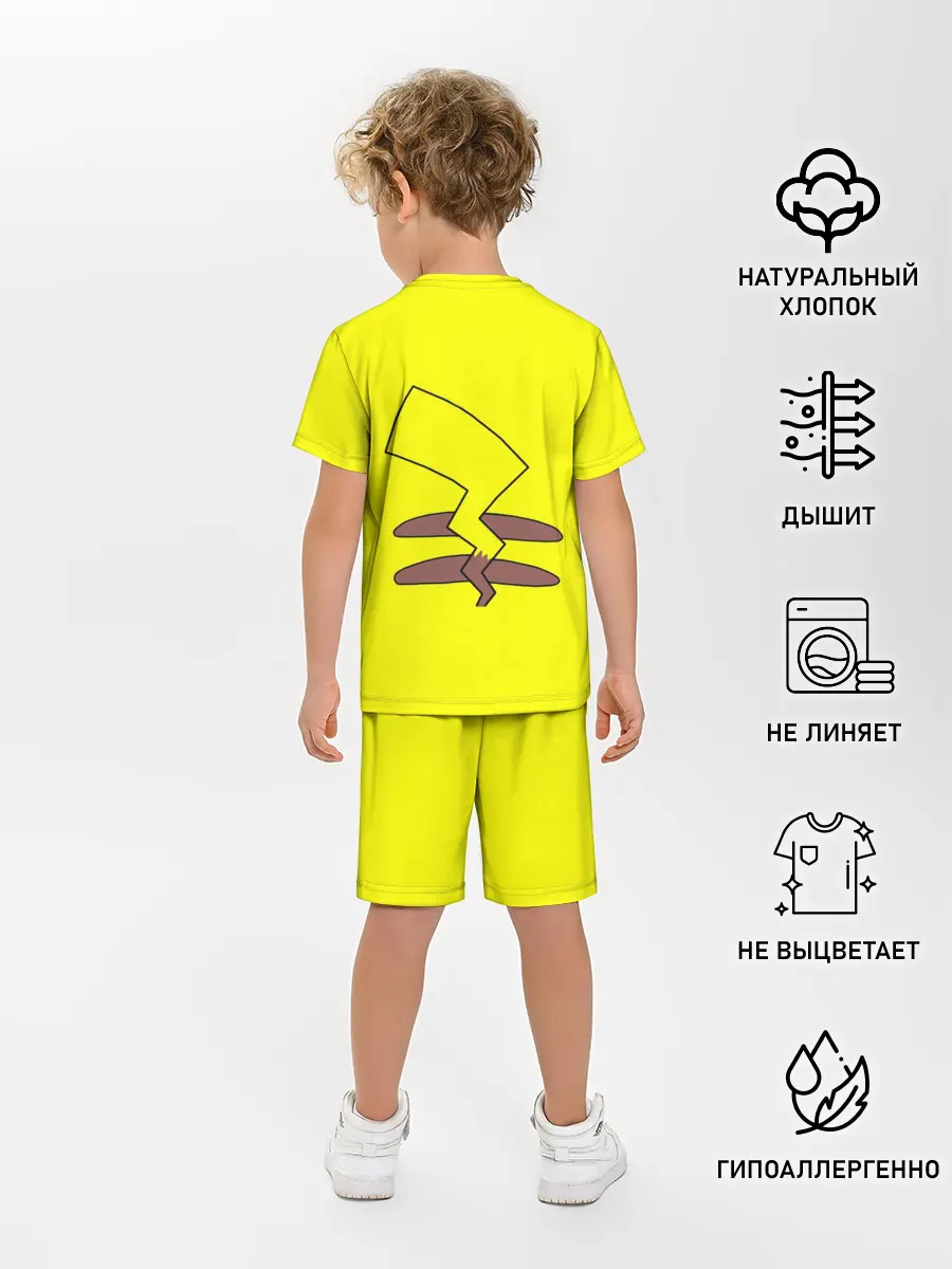 Детская пижама с шортами / Пикачу с хвостом