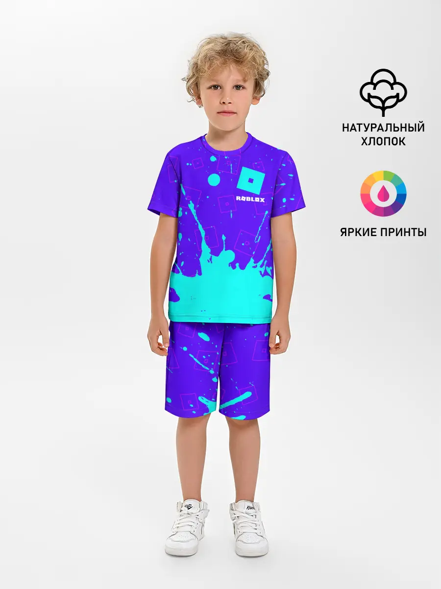Детская пижама с шортами / ROBLOX / РОБЛОКС