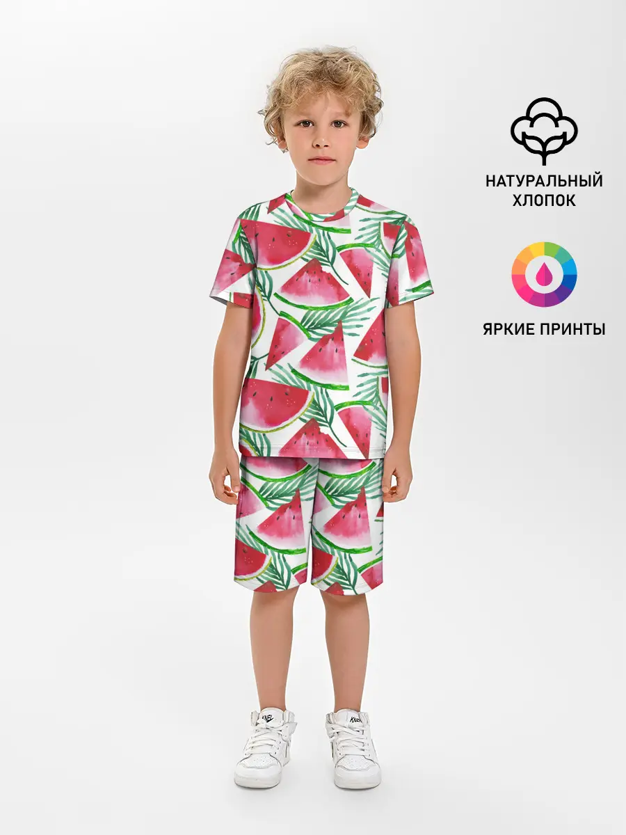 Детская пижама с шортами / Арбузное настроение