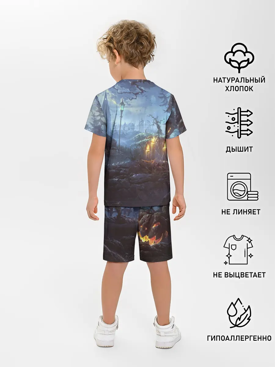 Детская пижама с шортами / Halloween