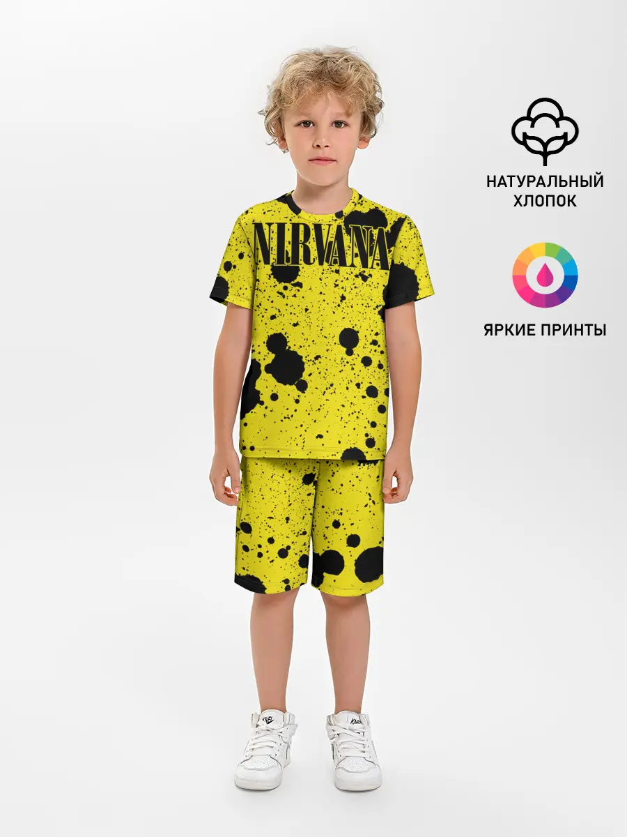 Детская пижама с шортами / Nirvana