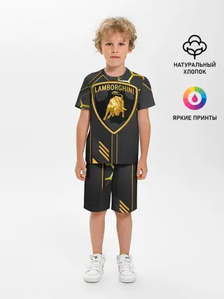 Детская пижама с шортами / Lamborghini