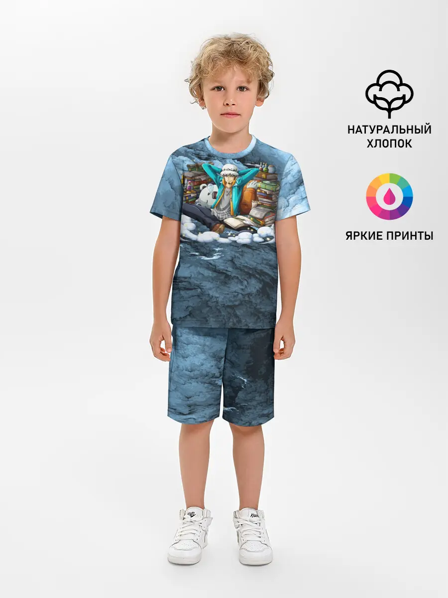 Детская пижама с шортами / One Piece | Trafalgar Law