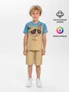 Детская пижама с шортами / Grumpy cat ART