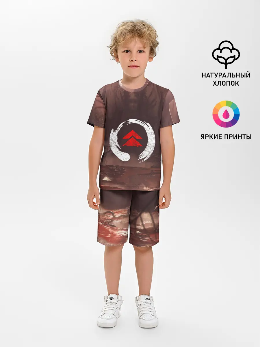 Детская пижама с шортами / Demon Tsushima | Демон