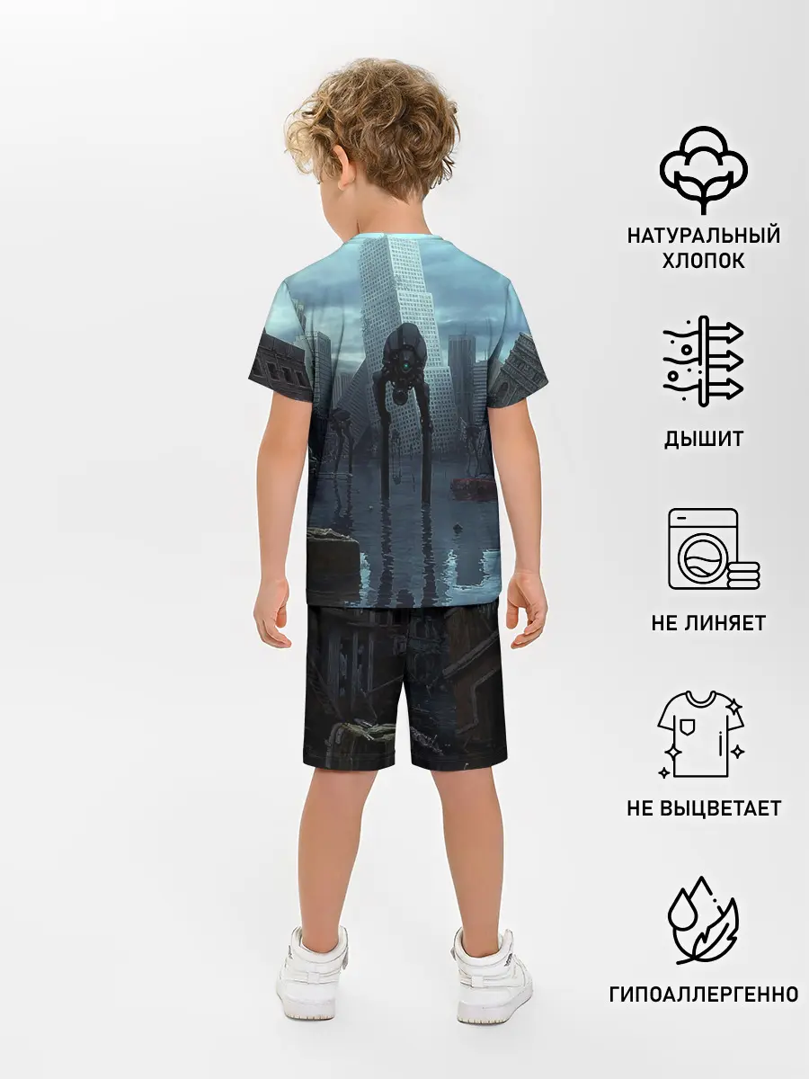 Детская пижама с шортами / Халф-лайф
