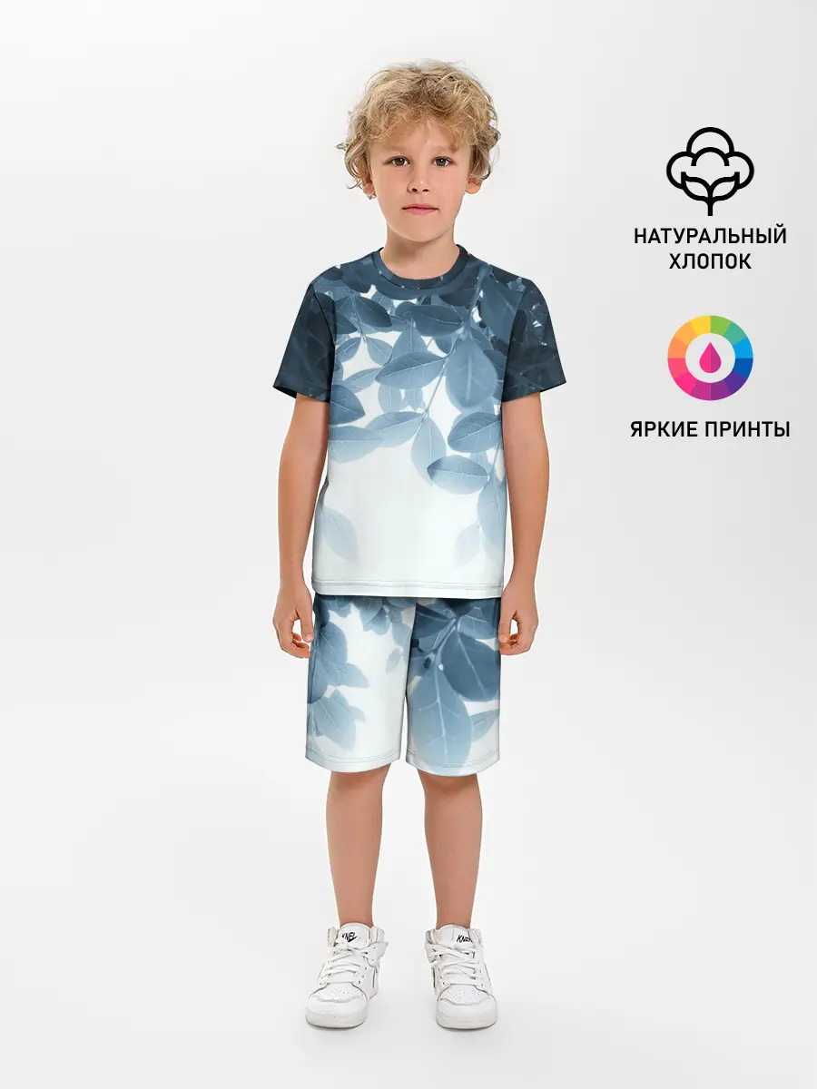 Детская пижама с шортами / Тропики