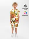 Детская пижама с шортами / Хохлома