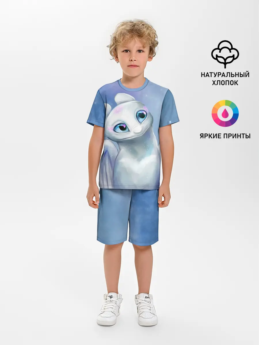 Детская пижама с шортами / дневная фурия