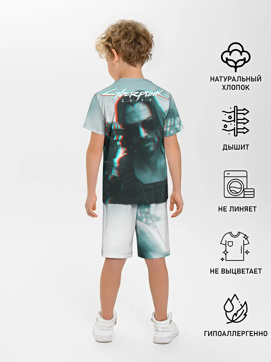Детская пижама с шортами / Cyberpunk 2077