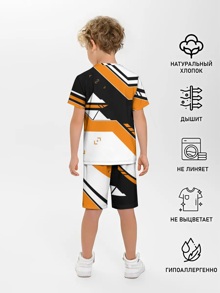 Детская пижама с шортами / CS:GO - Asiimov Inverted