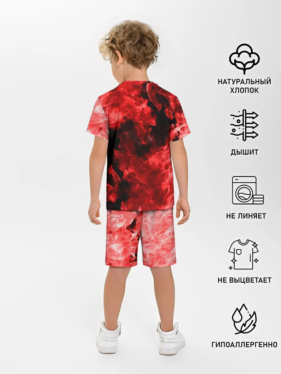 Детская пижама с шортами / BMW FIRE
