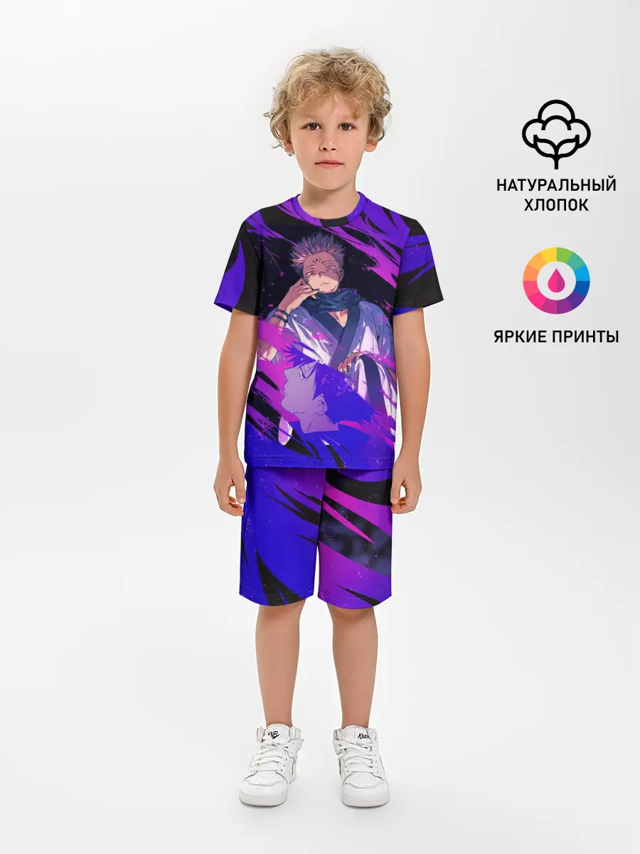 Детская пижама с шортами / Магическая битва