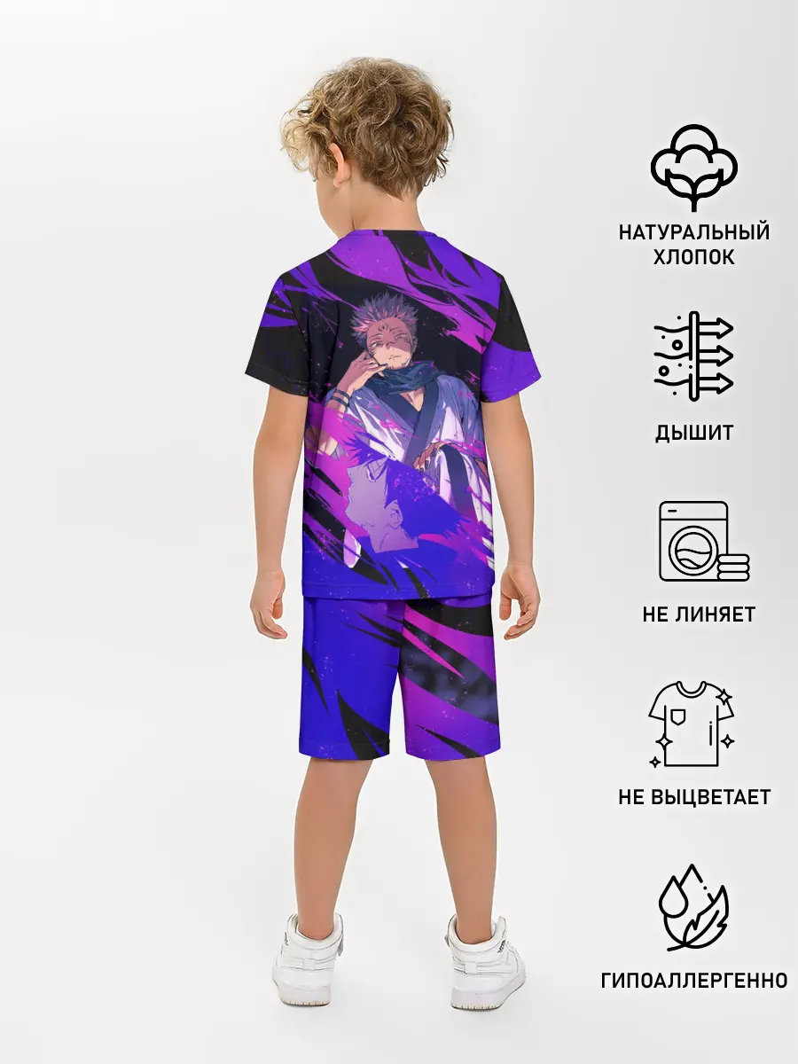 Детская пижама с шортами / Магическая битва