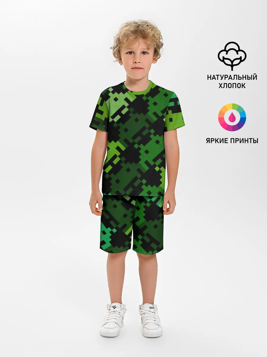 Детская пижама с шортами / Space Invaders